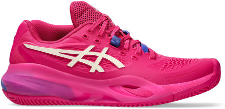 ASICS Gel-Resolution X Tennisschoenen Dames-Berry,Crème - 36,37