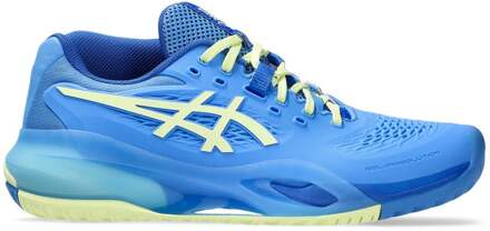 ASICS Gel-Resolution X Tennisschoenen Dames-Blauw,Limoen - 35.5,39