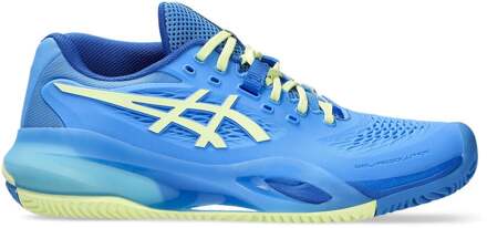 ASICS Gel-Resolution X Tennisschoenen Dames-Blauw,Limoen - 36
