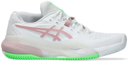 ASICS Gel-Resolution X Tennisschoenen Dames-wit, roze - 42.5