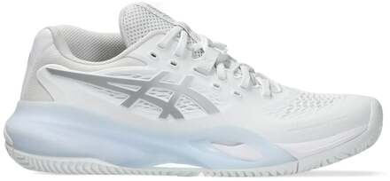 ASICS Gel-Resolution X Tennisschoenen Dames-Wit,Zilver - 40.5