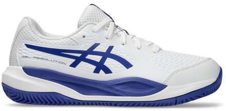 ASICS Gel-Resolution X Tennisschoenen Kinderen-Wit,Donkerblauw - 33.5