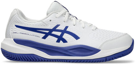 ASICS Gel-Resolution X Tennisschoenen Kinderen-Wit,Donkerblauw - 33