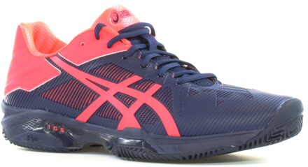 ASICS Gel-Solution Speed 3 Clay Tennisschoenen - Maat 43.5 - Vrouwen - blauw/roze