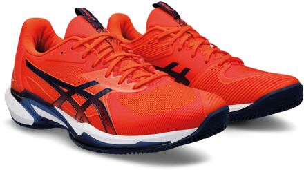 ASICS Gel-Solution Speed FF 3 Clay Tennisschoenen Heren rood - donkerblauw - 45