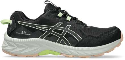 ASICS Gel-Venture 10 Trailschoen Dames-Zwart,Mint - 39.5