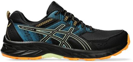 ASICS Gel-Venture 9 Hardloopschoenen Heren zwart - blauw - oranje - limegroen - 42 1/2