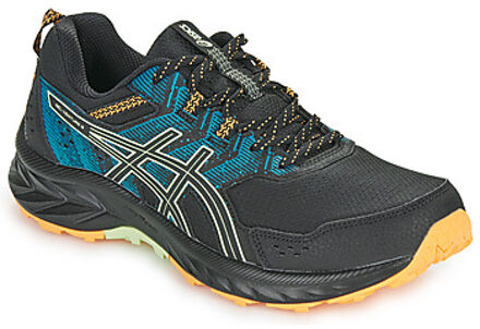 ASICS Gel-Venture 9 Hardloopschoenen Heren zwart - blauw - oranje - limegroen - 44