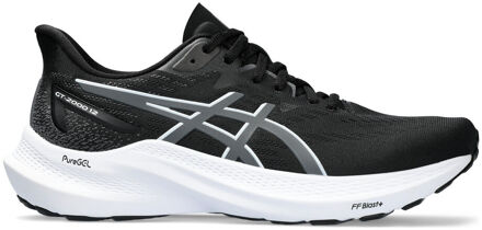 ASICS GT-2000 12 Hardloopschoenen Dames zwart - grijs - wit - 38