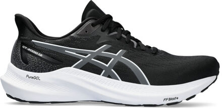 ASICS GT-2000 12 Hardloopschoenen Heren zwart - grijs - wit - 44 1/2