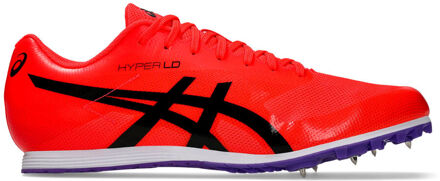 ASICS Hyper Long Distance 6 Spikes Unisex-rood, zwart - 42.5