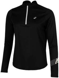 ASICS Icon 1/2 Zip Hardloopshirt Dames-Zwart - XS,L,XL