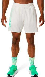 ASICS Icon 7in Hardloopshorts Heren-beige, groen - L