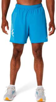 ASICS Icon 7in Hardloopshorts Heren-blauw, beige - M