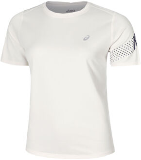 ASICS Icon Hardloopshirt Dames-Crème - S,L,XL