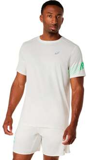 ASICS Icon Hardloopshirt Heren-beige, groen - XL