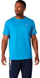 ASICS Icon Hardloopshirt Heren-blauw, beige - L