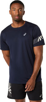 ASICS Icon T-shirt Heren zwart/wit - L
