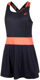 ASICS Jurk Dames-Donkerblauw,Koraal - L