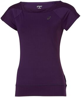 ASICS Logo Dames Paars T-Shirt