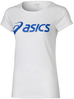 ASICS Logo Dames Wit T-Shirt