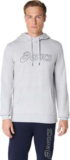 ASICS Logo Oth Sweater Met Capuchon Heren-Lichtgrijs - S,M,L,XL,XXL