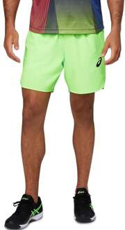 ASICS Match 7in Shorts Heren-Zwart,Groen - XL