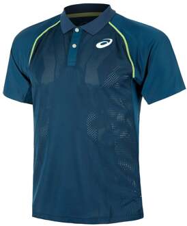 ASICS Match Actibreeze Polo Heren-Blauw - S