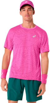 ASICS Match Actibreeze   T-shirt Heren-berry - S,XL,XXL