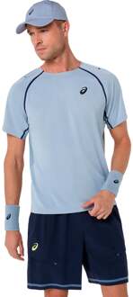 ASICS Match   T-shirt Heren-blaugrau blauwgrijs - L