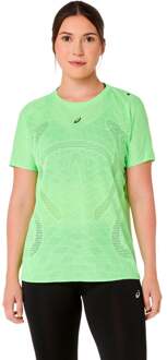 ASICS Metarun Hardloopshirt Dames-groen - L