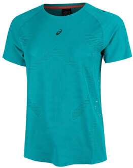 ASICS Metarun Hardloopshirt Dames-Turkoois - S,XL