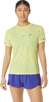 ASICS Metarun Pattern T-Shirt Dames geel - L