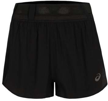 ASICS Metarun Split Hardloopshorts Dames-Zwart - L