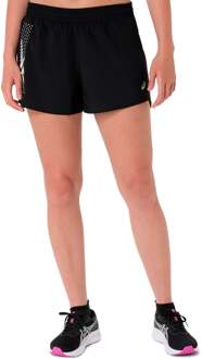 ASICS Metarun Split Hardloopshorts Dames-zwart - XS