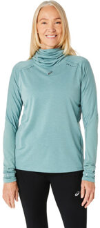 ASICS Metarun Winter Longsleeve Hoodie Dames lichtgroen