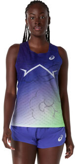 ASICS Metaspeed Singlet Dames blauw