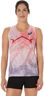 ASICS Metaspeed Singlet Dames rood