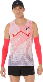 ASICS Metaspeed Singlet Heren rood - L