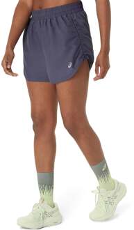 ASICS Nagino 4in Run Hardloopshorts Dames-blaugrau, blauw blauwgrijs - L