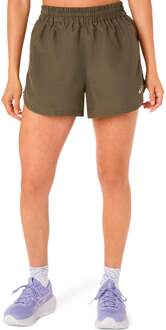 ASICS Nagino 4in Run Hardloopshorts Dames-groen - M