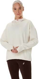 ASICS Nagino Run Adjustable Sweater Met Capuchon Dames-Crème - S,M