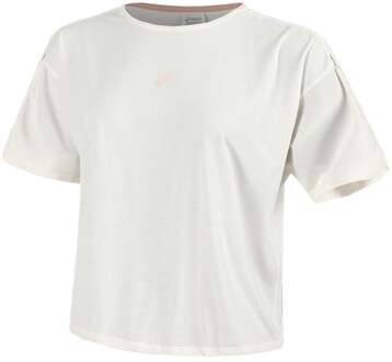 ASICS Nagino Run Hardloopshirt Dames crème - XL