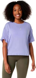 ASICS Nagino Run Hardloopshirt Dames-mauve - XS,S,M,L,XL