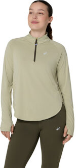 ASICS Nagino Run Longsleeve Top Dames donkergroen - S
