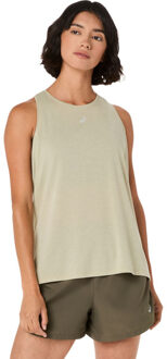 ASICS Nagino Run Singlet Dames donkergroen - L