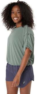 ASICS Nagino Top Hardloopshirt Dames blauw - L