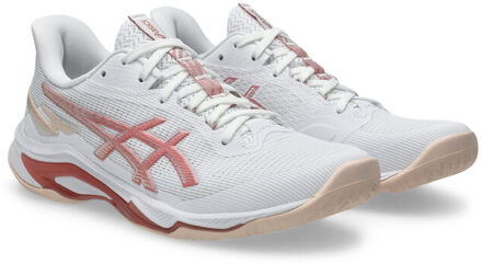 ASICS netburner ballistic ff 4 indoor schoenen dames - - maat 40,5 Wit