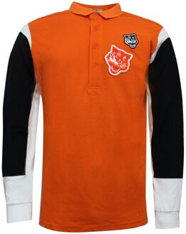 ASICS Onitsuka Tiger Heren Oranje Poloshirt Veelkleurig - 2XL