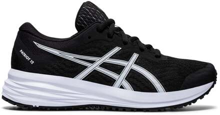 ASICS Patriot 12 GS Kinderen-Zwart,Wit - 32.5,33,33.5,34.5,35,35.5,36,37,37.5,38,39,39.5,40